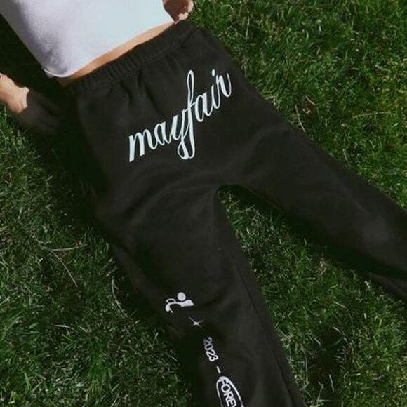 THE MAYFAIR GROUP - "HUMAN CONNECTION" FLEECE SWEATPANTS - Picture 4 of 9